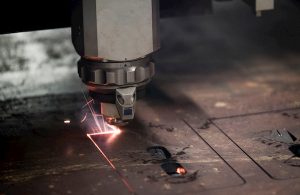 Laser cutter machine for steels